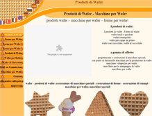 Tablet Screenshot of macchine-prodotti-wafer.specialmachines.de
