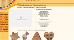 Desktop Screenshot of gaufrette-produits-machines.specialmachines.de